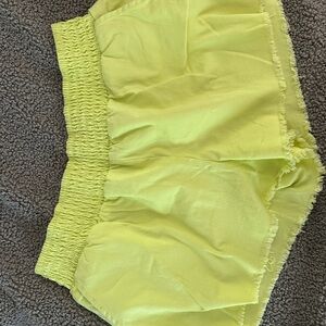 Wild Fable Lime Green Smocked Shorts